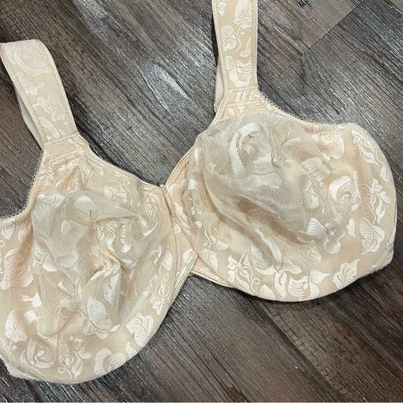 Wacoal Bra Women's 42DDD Cream Awareness Underwire Full Coverage - Picture 3 of 8